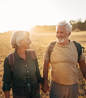 elderly couple