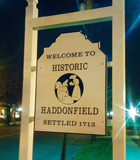 Haddon Township Welcome Sign