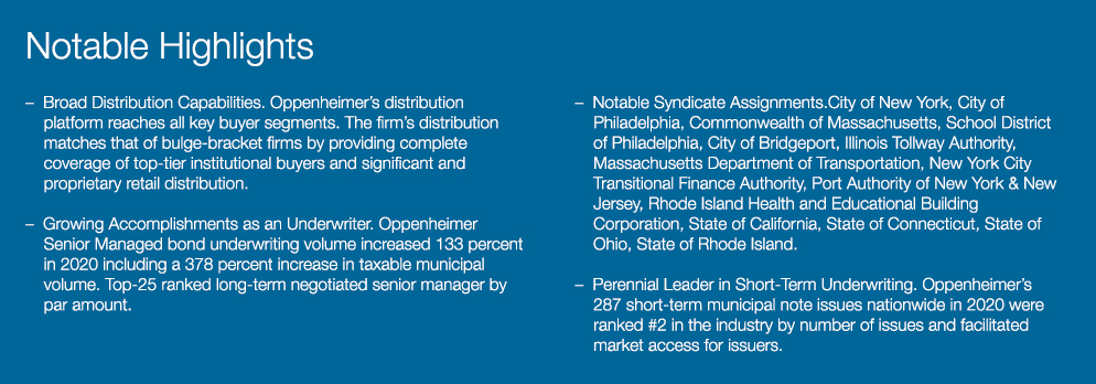 Public Finance highlights