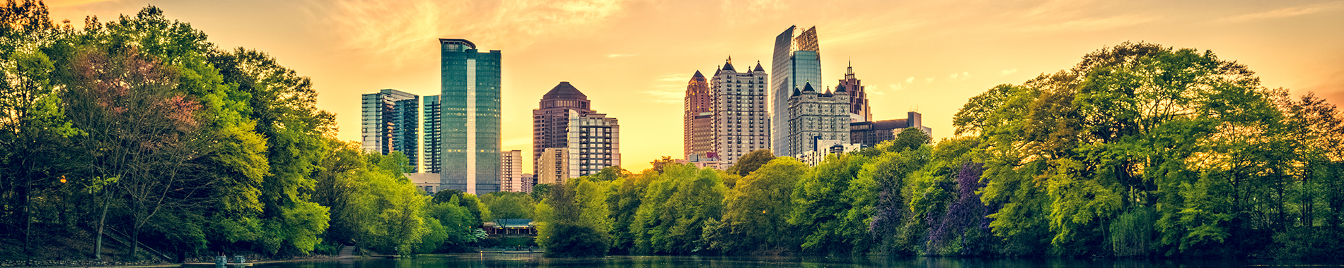 Atlanta Skyline at dusk, Georgia