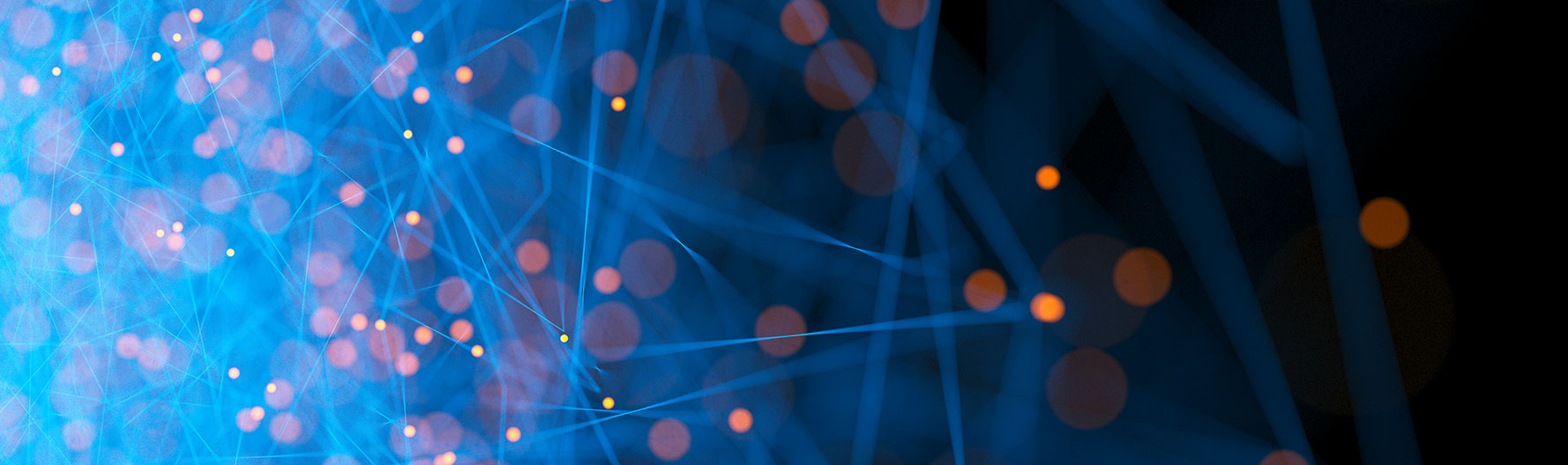Blue abstract particle background