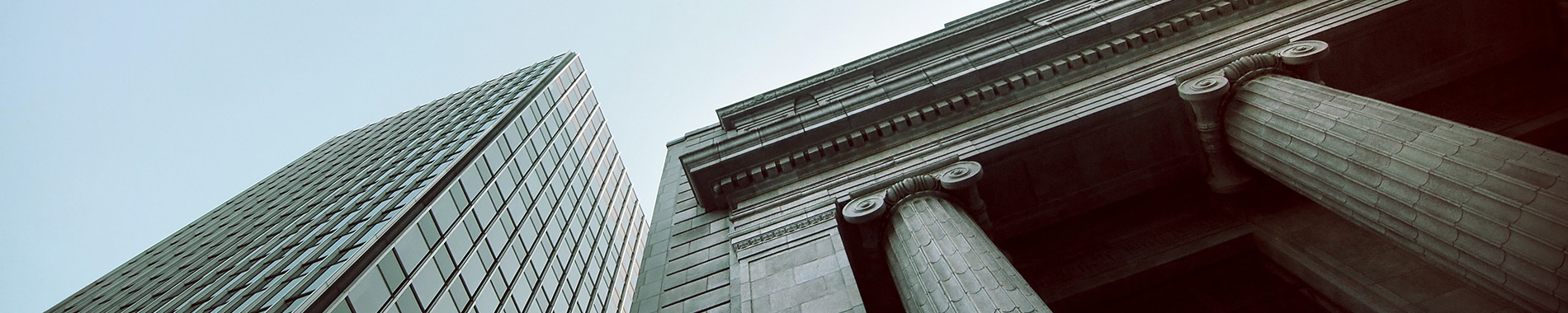 Financial building columns