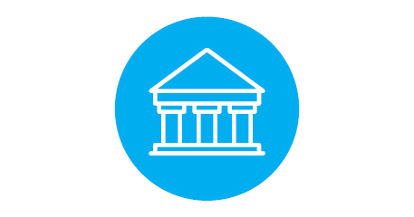 institutional building icon