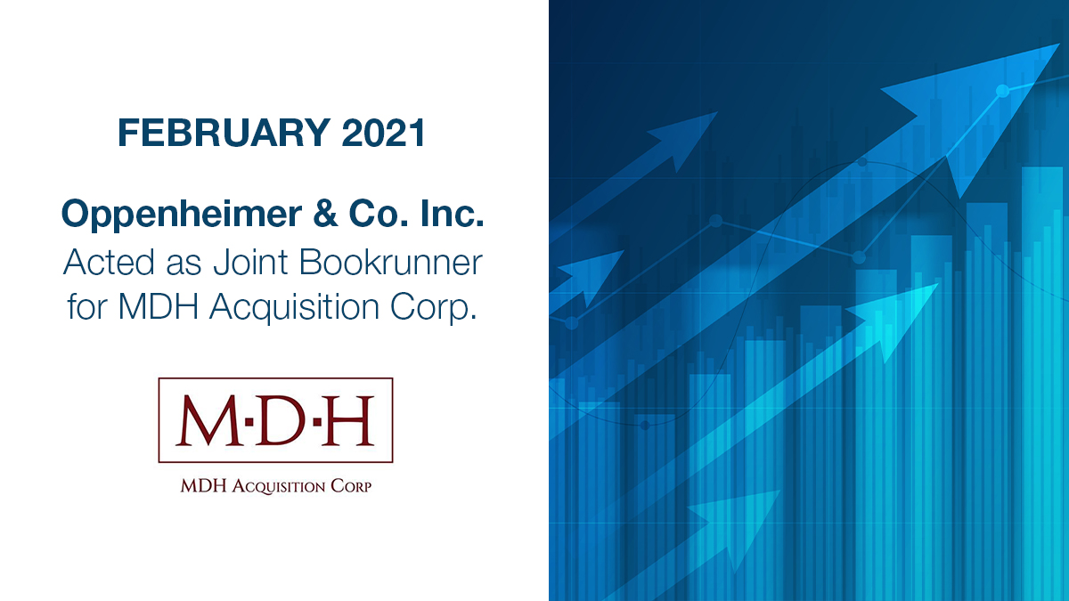 MDH Acquisition Corp tombstone