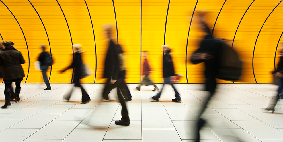 people walking