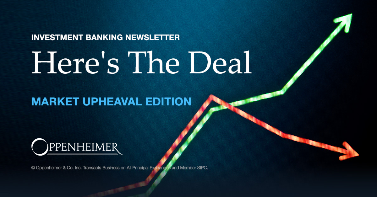 Here's The Deal Volume Two 2022 Investment Banking Oppenheimer