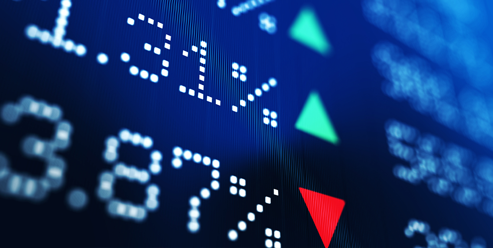 abstract financials diagram