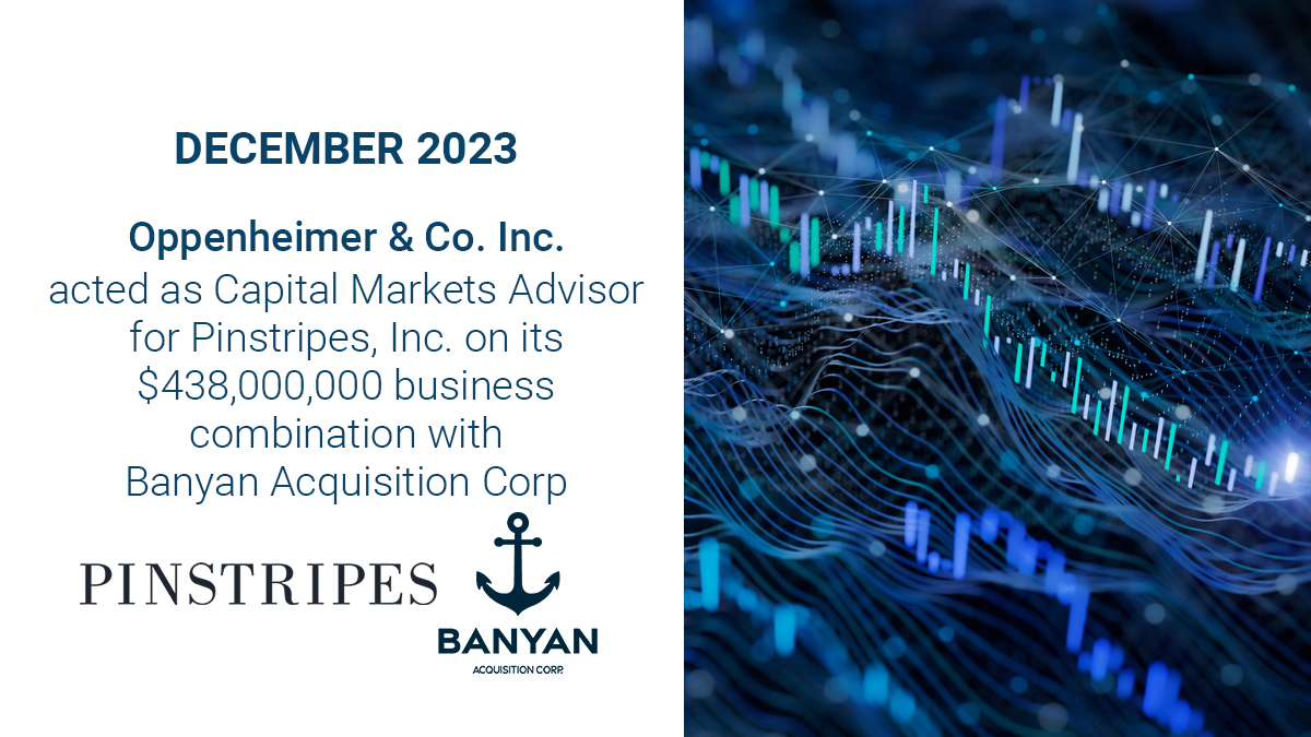 Capital Markets Advisor for Pinstripes, Inc.