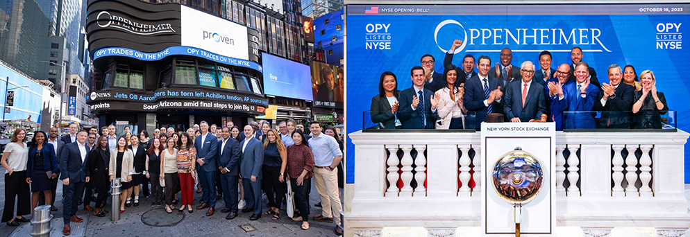 Times Square and NYSE Opening Bell