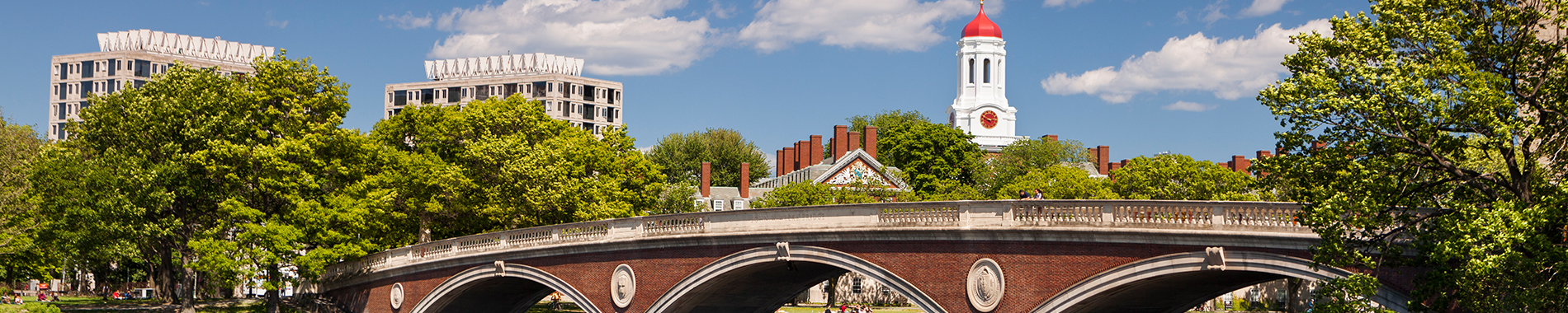 view of boston harvard bridge