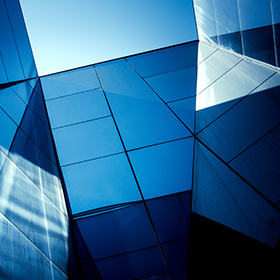 Glass building fa&#231;ade