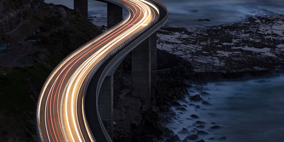 busy road