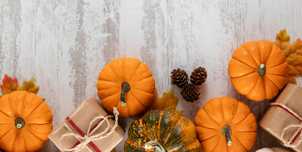 pumpkin display