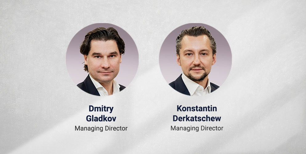 Dmitry Gladkov and Konstantin Derkatschew