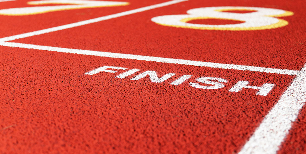 finish line