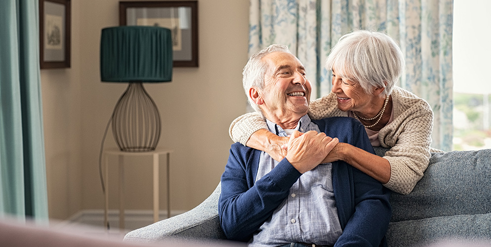 woman and her elderly parents