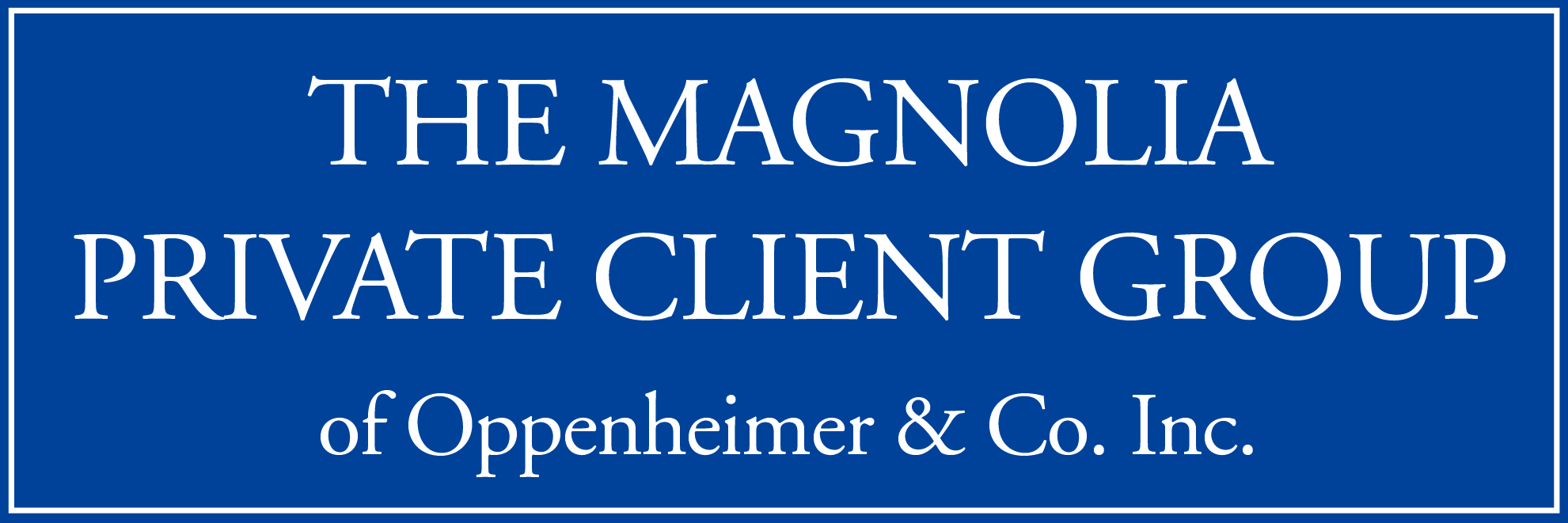 Magnolia Private Client Group Oppenheimer & Co. Inc.